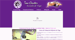Desktop Screenshot of escuelahathayoga.com